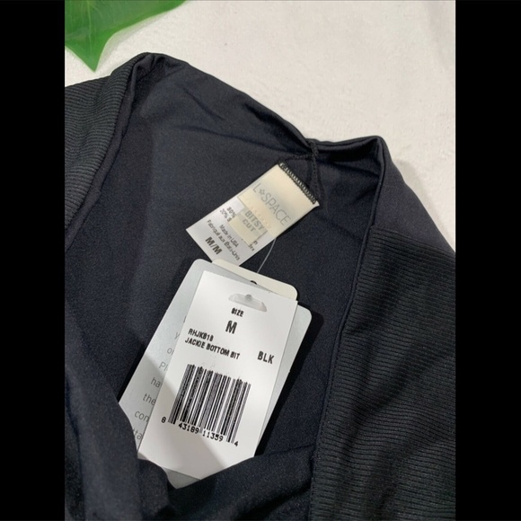 NWT $99 L Space Jackie High Waist Bitsy Cut Bikini Bottoms‎ Black [ Medium ] - Picture 9 of 12